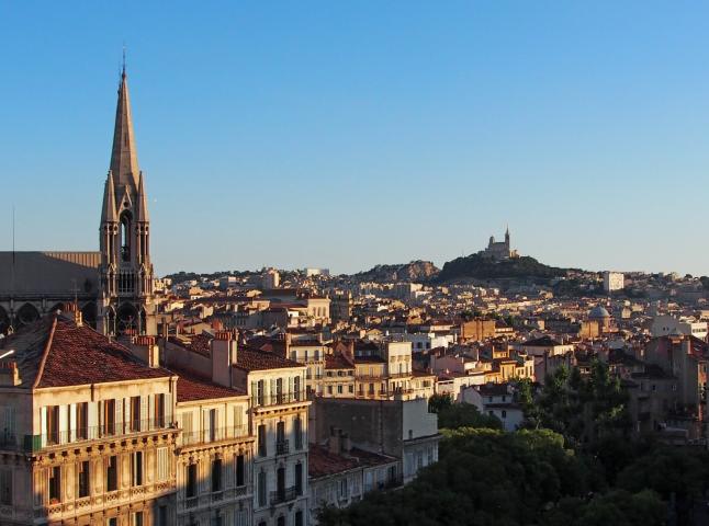 Vue sur Notre Dame de la Garde