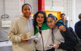 élèves au forum des métiers 2024