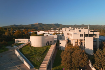 Vue aérienne du campus de Marseille